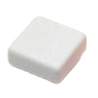 Cap voor 12x12 micro drukknop schakelaar vierkant Wit